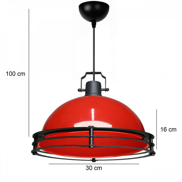 Opviq Lámpara de araña roja AYD-3581
